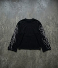 Cropped - black long sleeve
