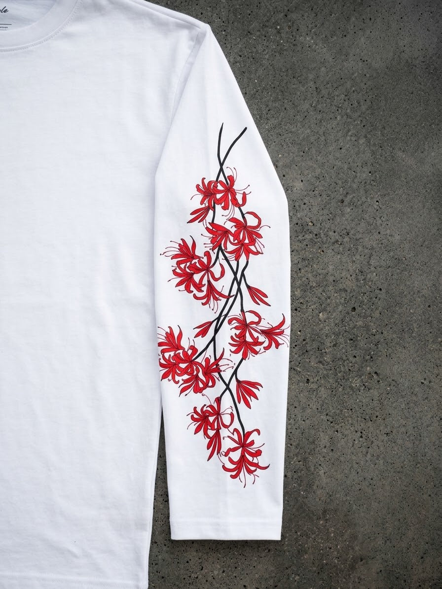 Cropped Flower -long sleeve