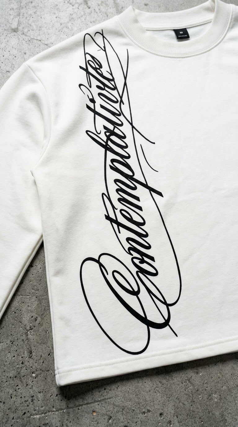 Cropped-white long sleeve